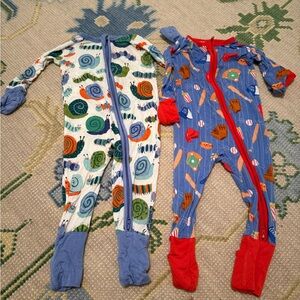 Colorful Kids Little Sleepies One Piece Pajamas